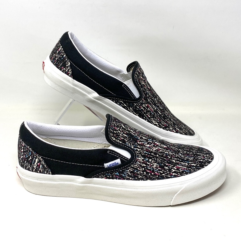 💖MEGA SALE💖VANS CLASSIC SLIP-ON 9 Canvas Black Men’s Sneakers VN0A3JEX9IE - Picture 8 of 11